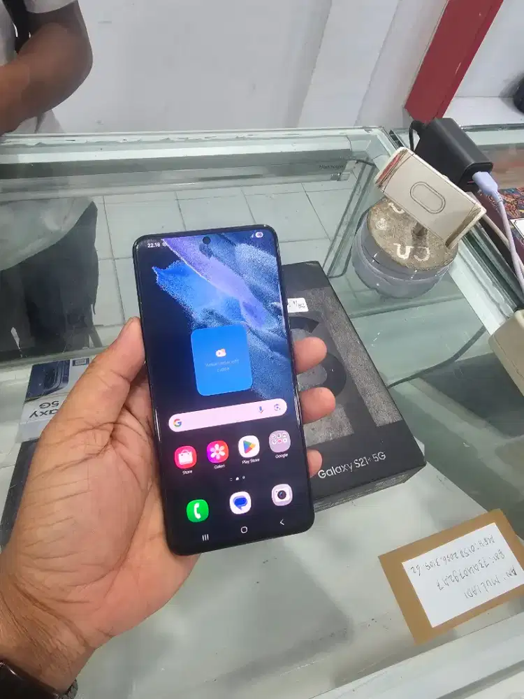 Samsung s21+ 8/256 mlus lengkap