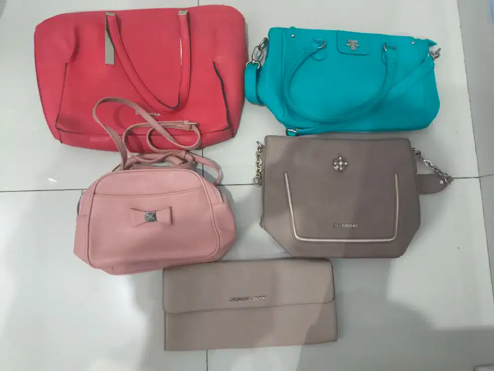 Dijual Tas Les Catinos (Total 4 Tas) Bonus Tas Christian siriano