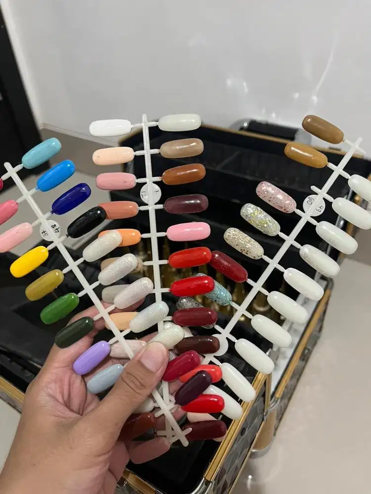 1 set manicure gel, tanpa lampu uv light