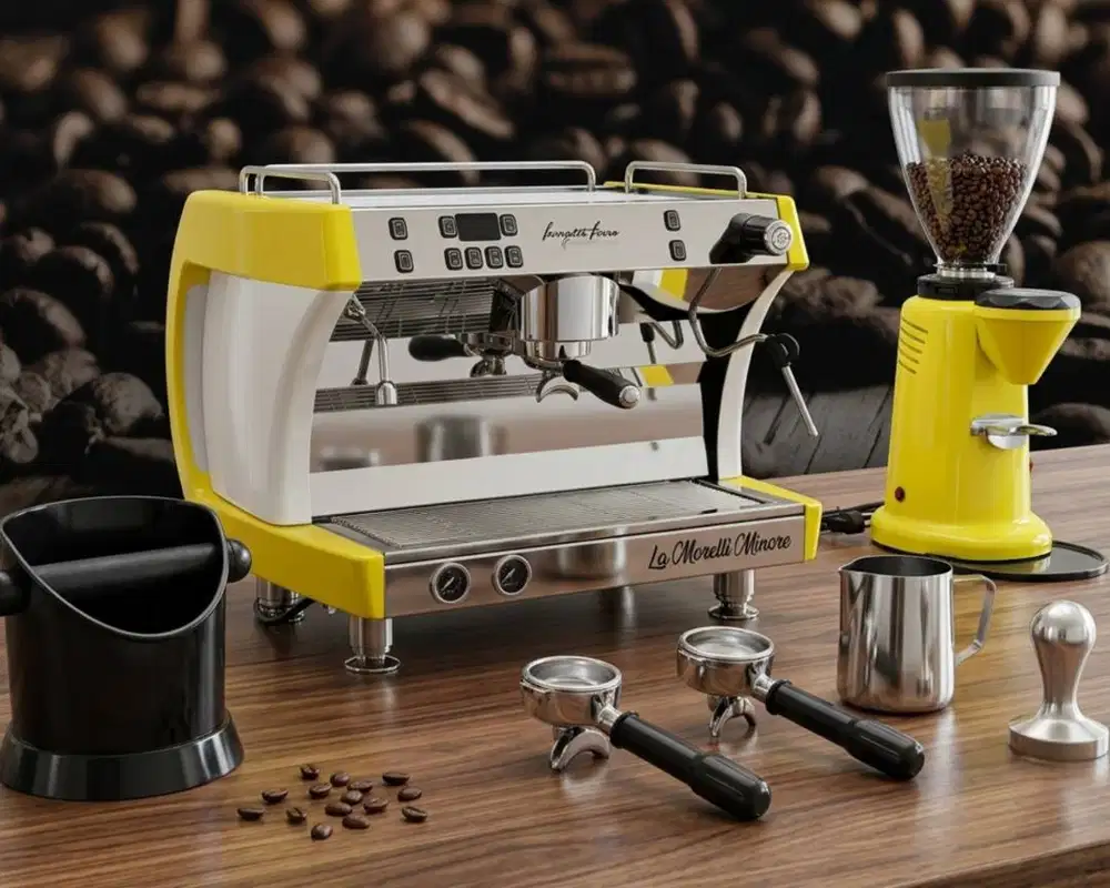 SEPAKET MESIN KOPI FERRATI FERRO FCM-3101 La Morelli Minore