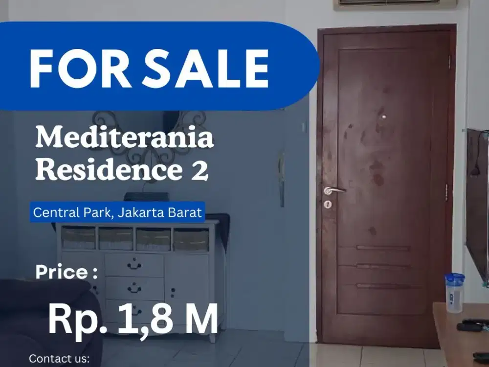 DIJUAL CEPAT Apartment Mediterania Residence 2 unit 3BR