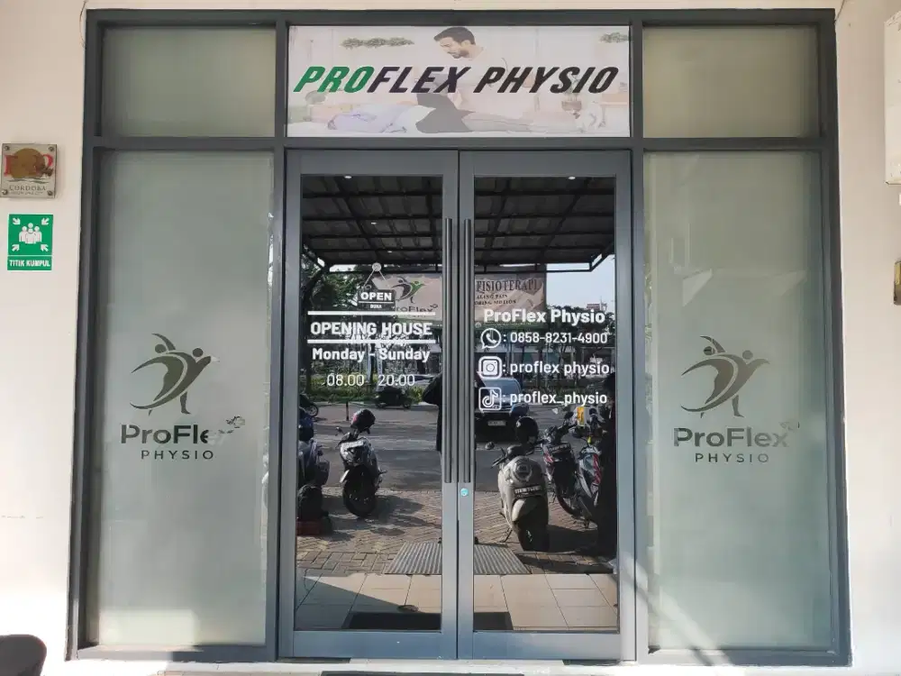 Cutting stiker kaca kantor & stiker masjid