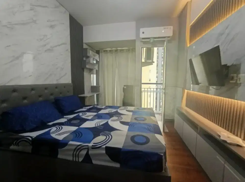 Jual Unit Studio+ Furnished Bagus Apartemen Gunawangsa Merr, Surabaya