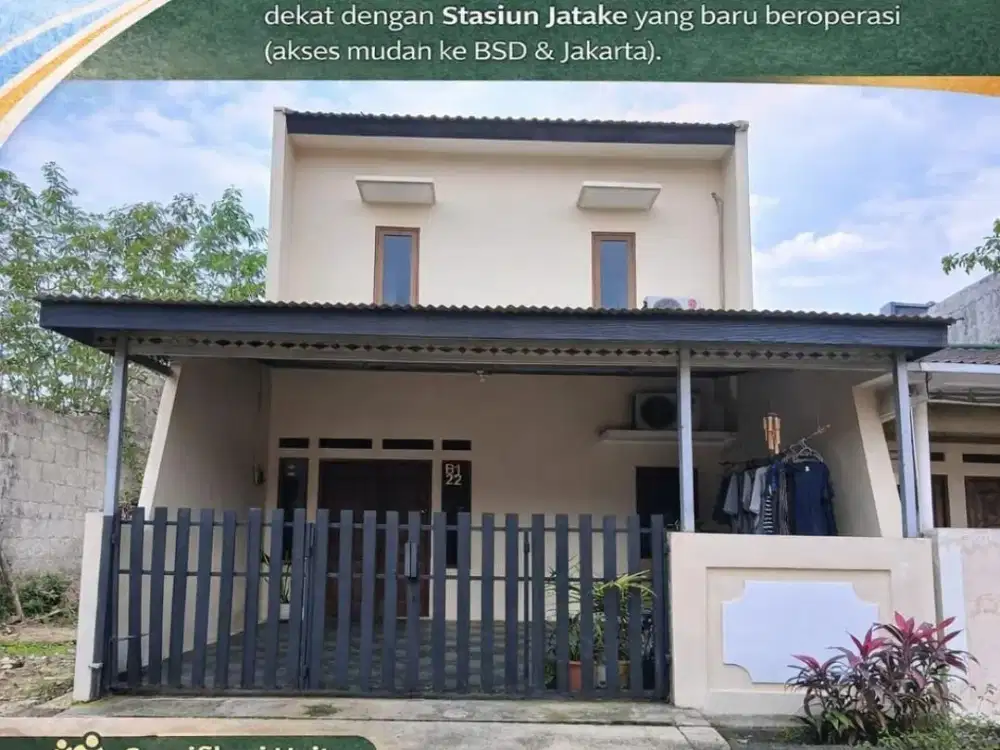 Rumah di BSD murah, dekat Stasiun Jatake
