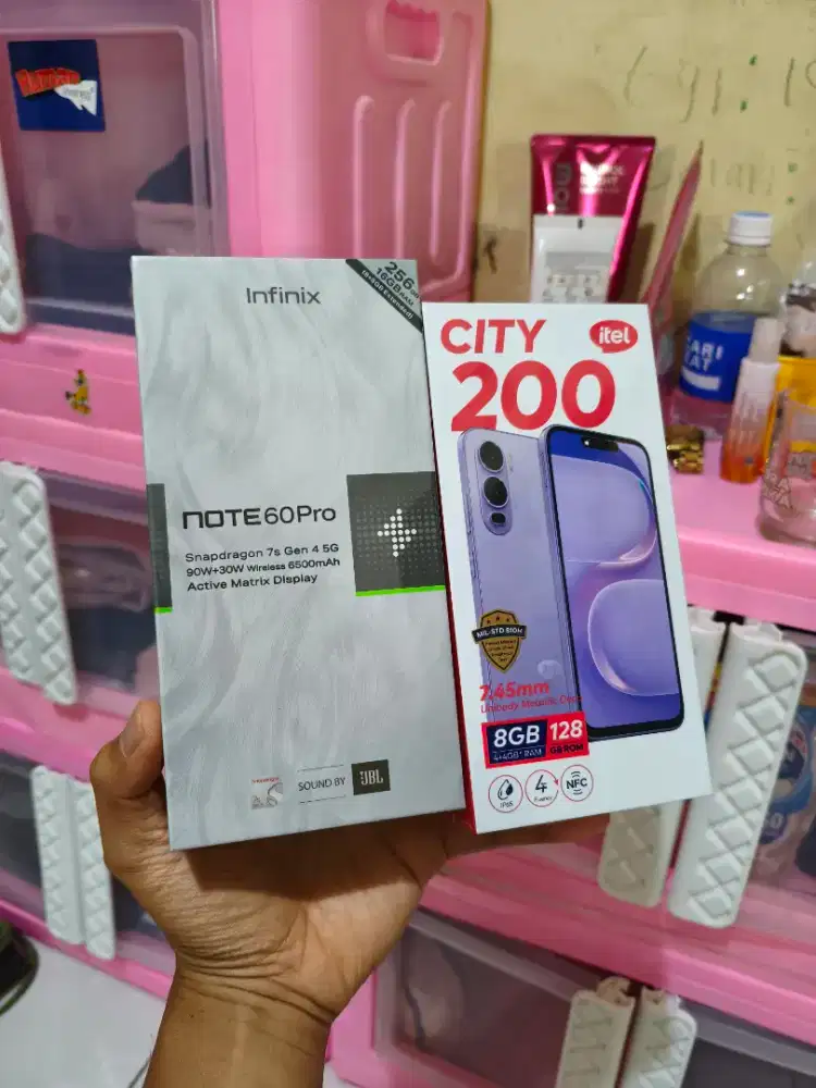 Infinix Note 60 Pro Itel City 200 BNIB NO REPEK