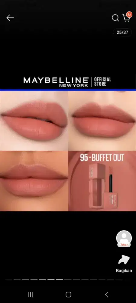 MAYBELLINE SUPERSTAY TEDDY TINT 95