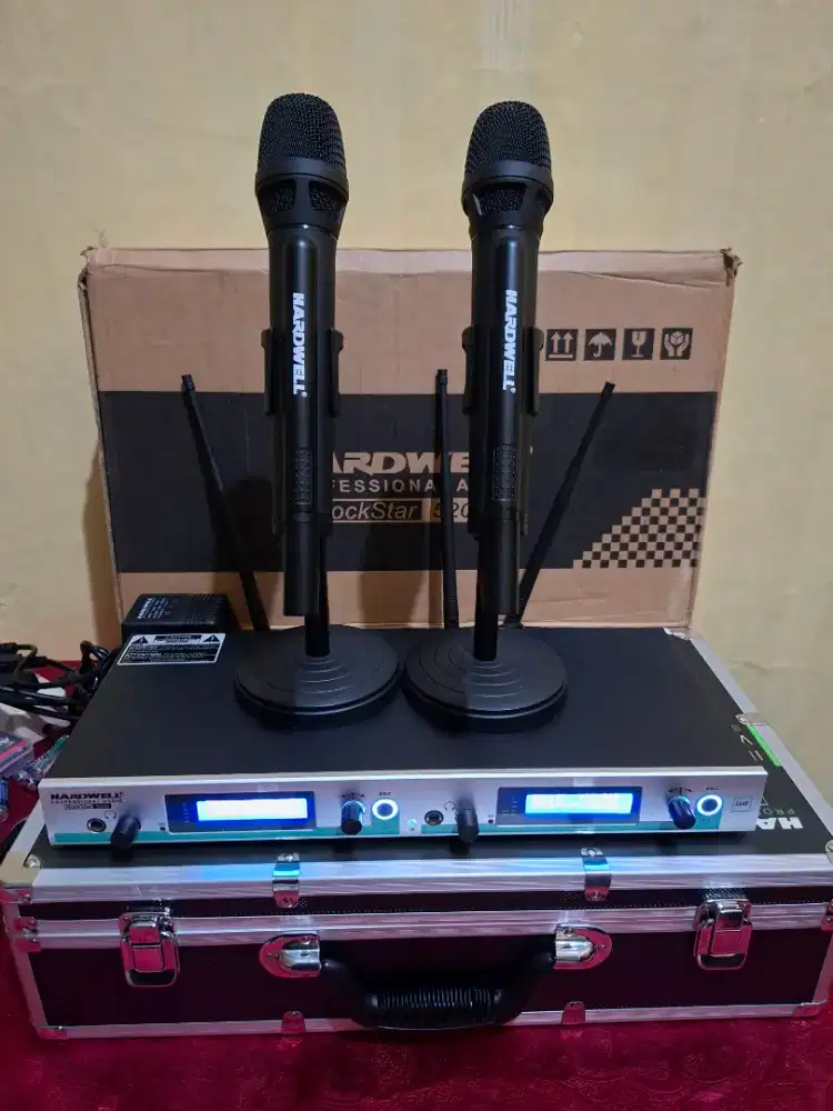 Mic Wireless Hardwell Rockstar 5200BK Original