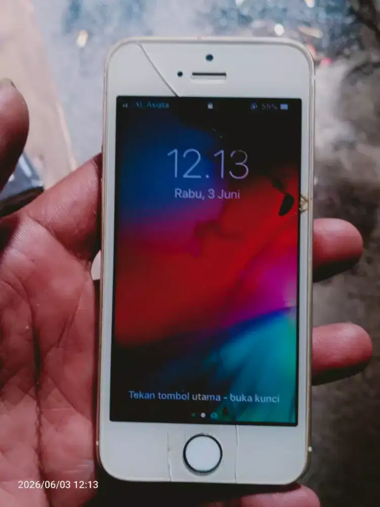 Jual aja nih hp iPhone 5 minus lcd,tp ketikan msh normal iCloud kosong