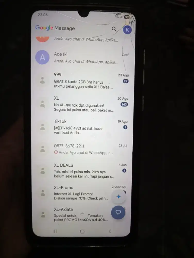 Samsung A05 ram 4