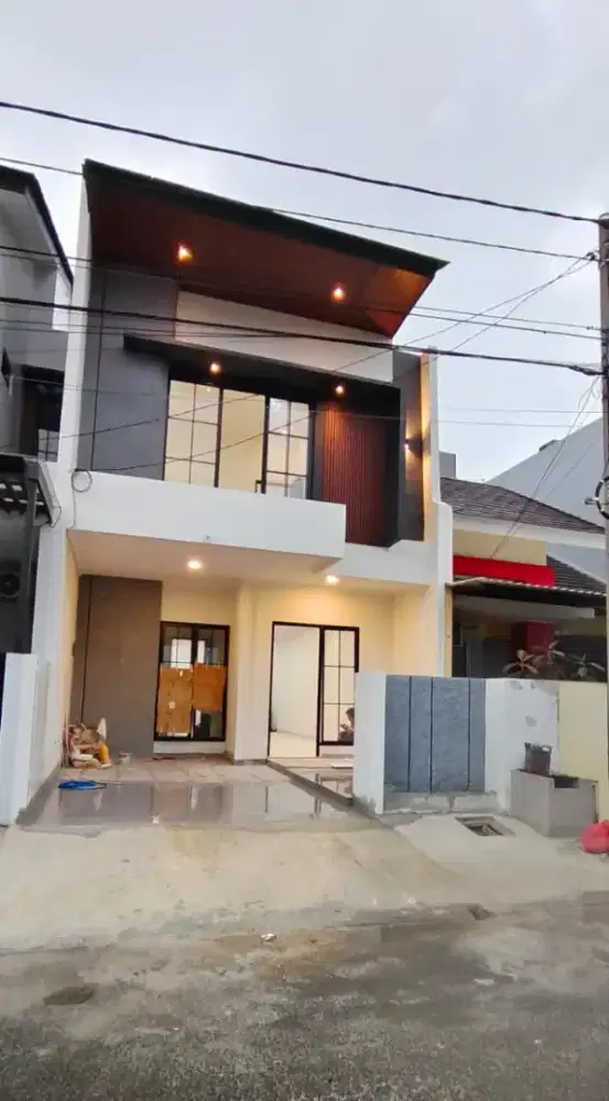 Jual Rumah Baru 2 Lantai di Dalam Cluster  Siap Huni di Harapan Indah