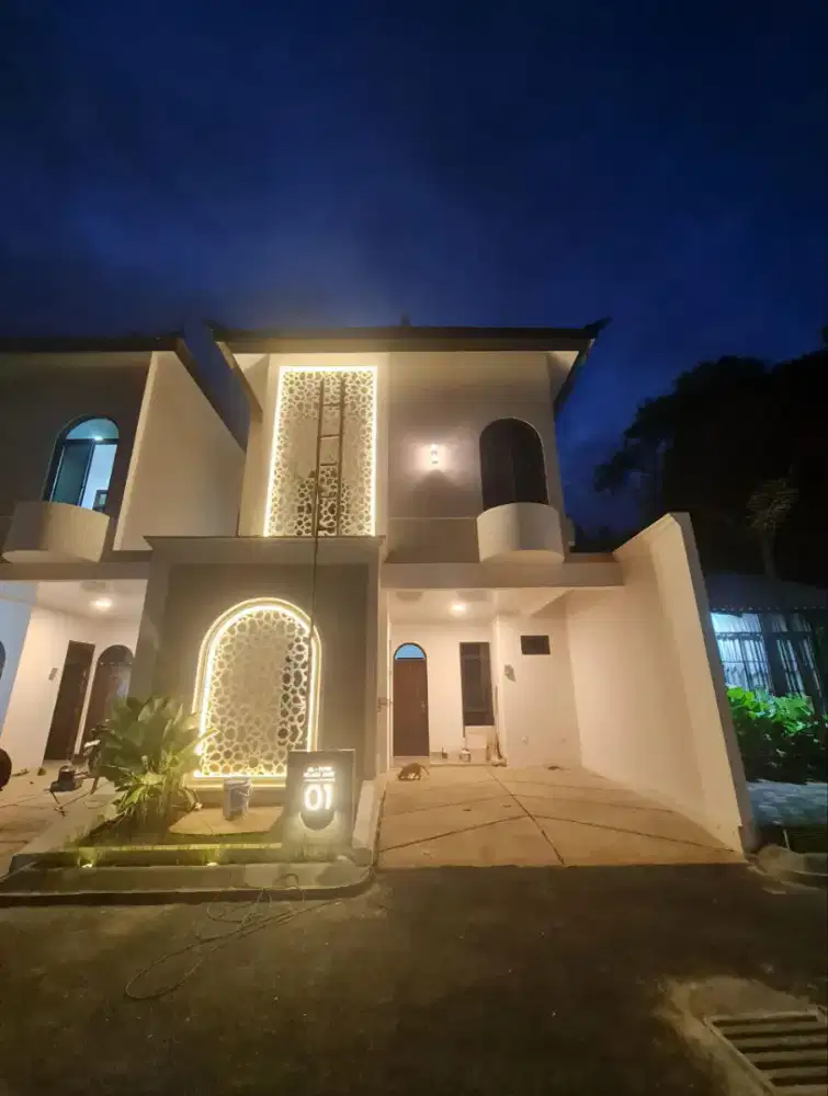 Ornamen Krawangan GRC Mihrab Musholla Kaligrafi Islami Parung Serab