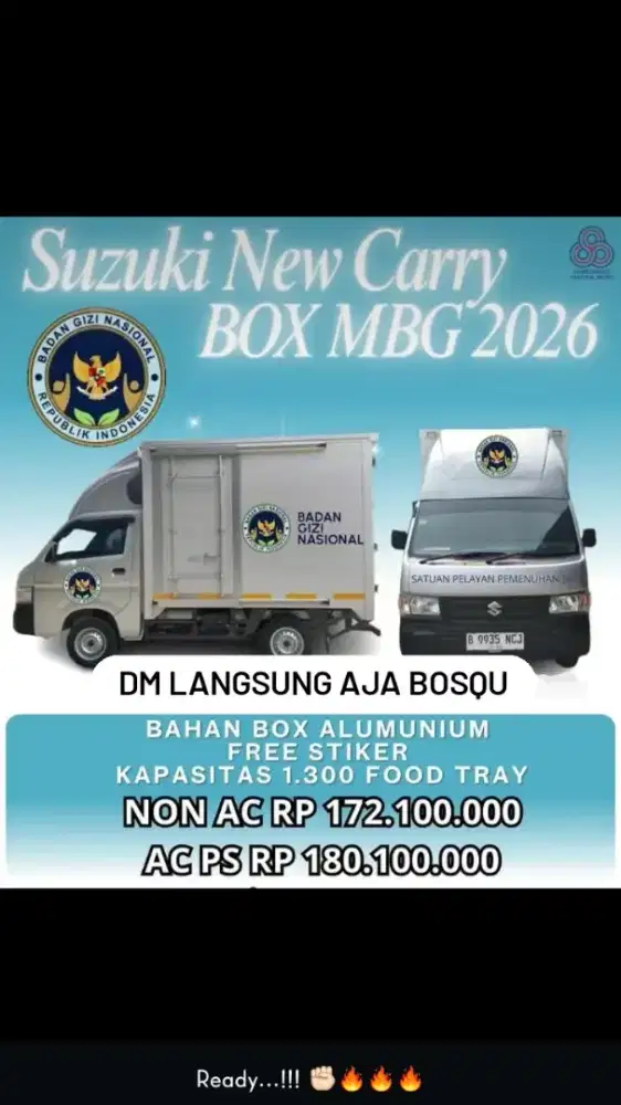 Suzuki carry pick up bisa kastem MBG atau dll