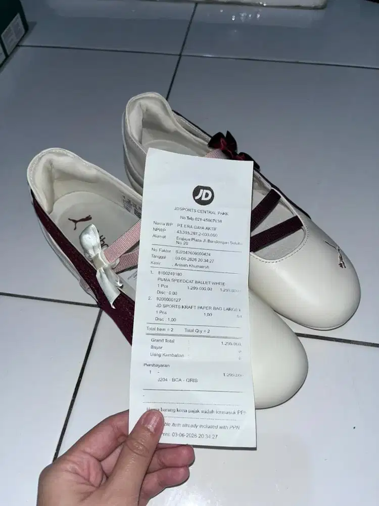 Puma speedcat ballet lace white