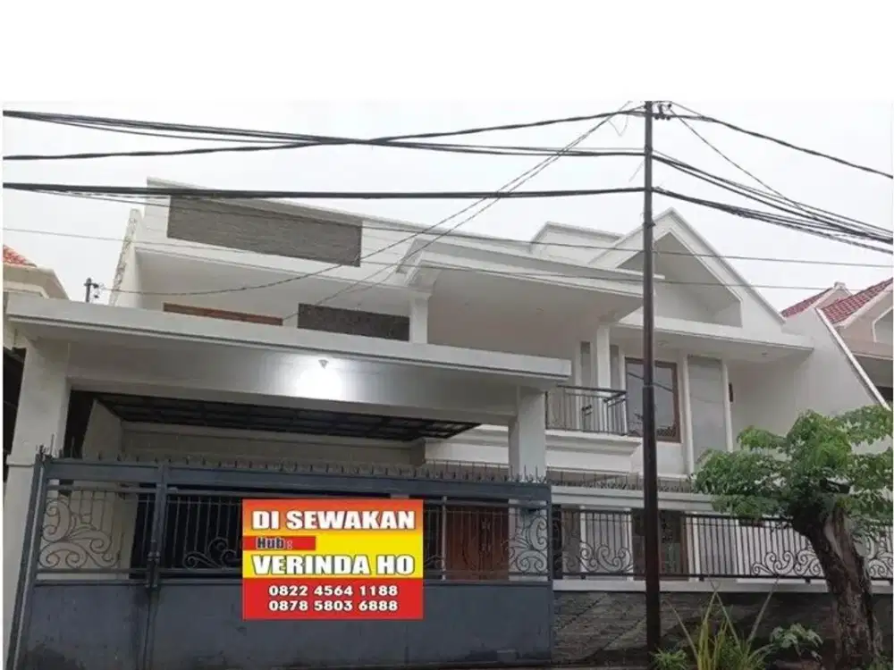 Disewakan Rumah Raya Manyar Tirtoyoso 2 Lantai Cocok Untuk Kantor, Usaha Online