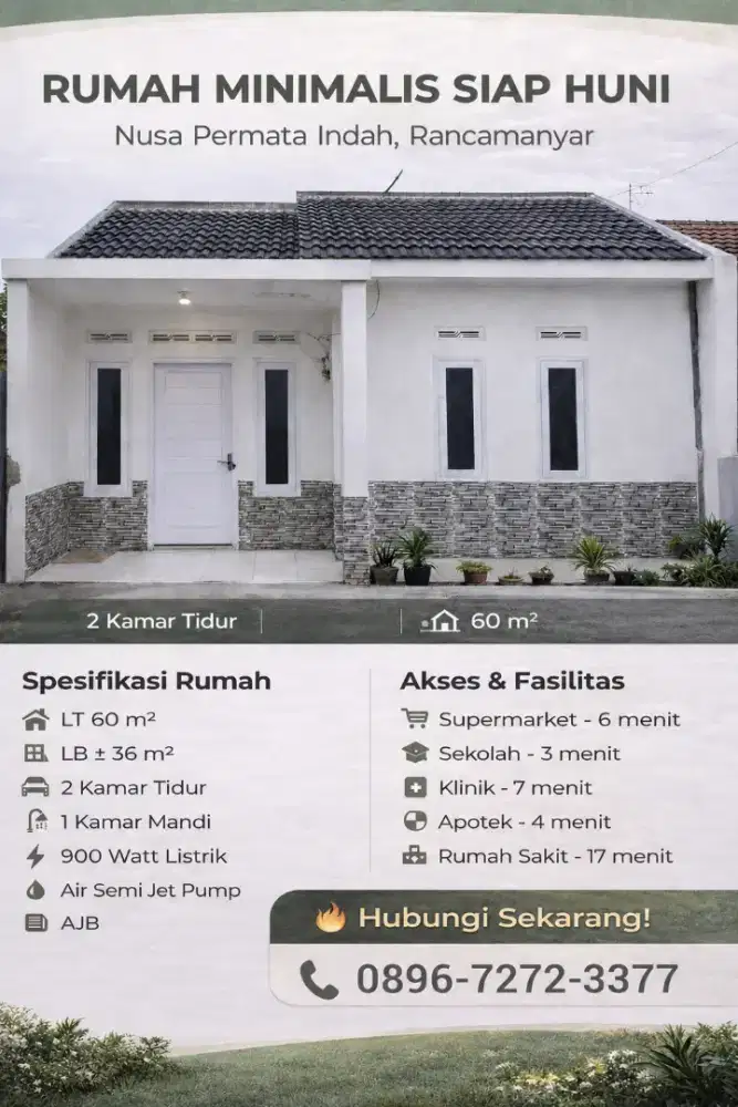 Dijual Rumah Nego