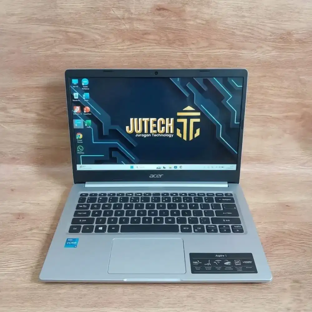 Laptop Acer Aspire 5 Slim Intel Core i3 Gen 11 RAM 8 GB, Siap pakai