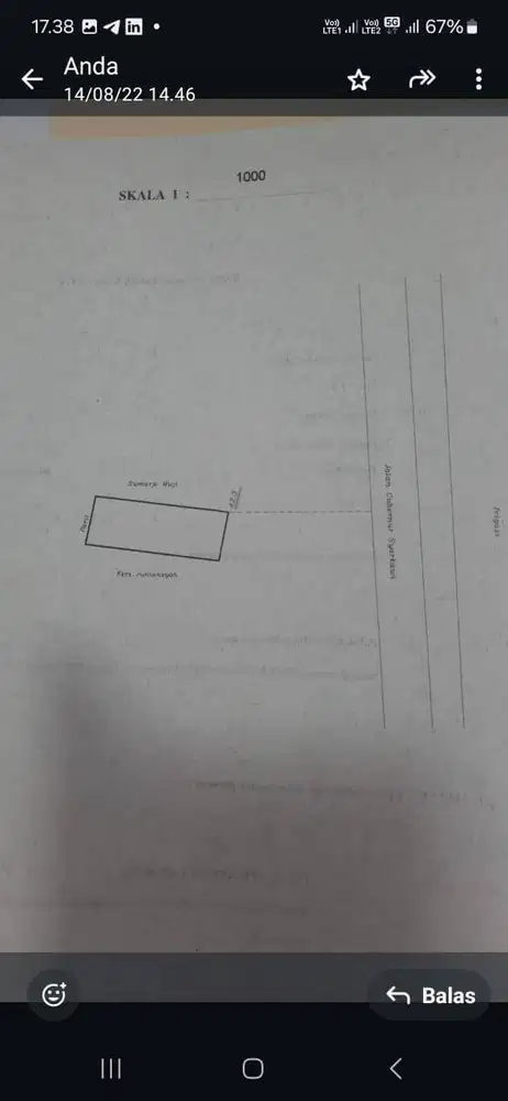 DIJUAL TANAH DI JL GUBERNUR SYARKAWI KALIMANTAN SELATAN