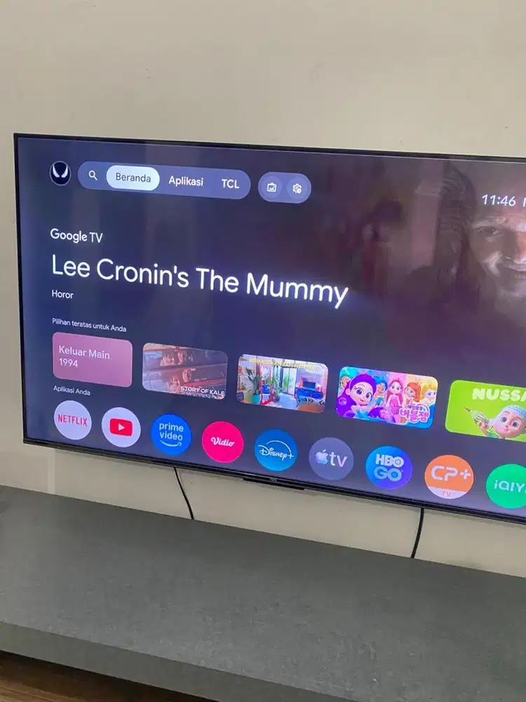 Di jual tv tcl 55 inch khusus teknisi