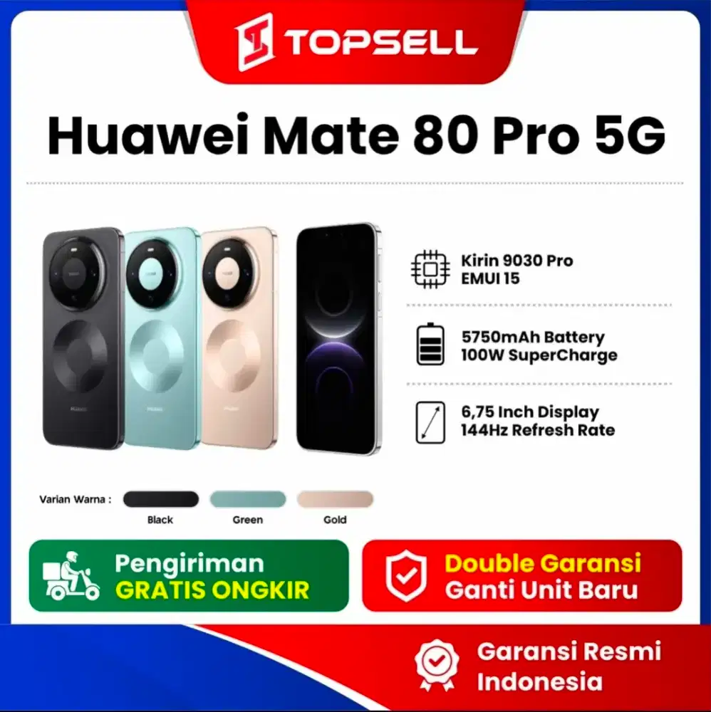 Promo kredit HP HUAWEI mate 80 Pro,bergaransi Resmi