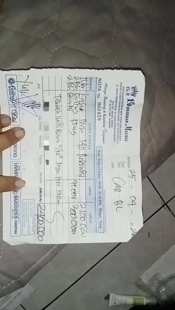 merk inoac pemakaian 1bulanan