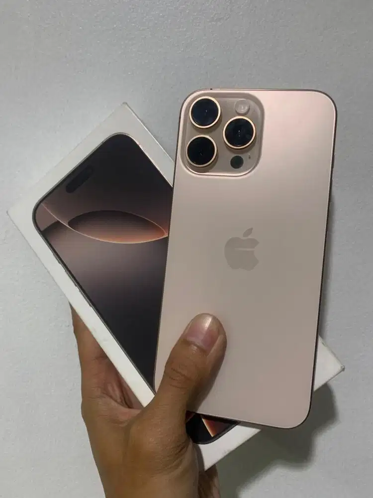 iphone 16 promax 256gb dessert titanium resmi ibox / digimap
