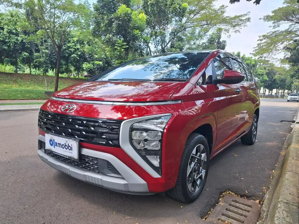 TDP 1 JUTA Hyundai Stargazer 1.5 Prime Bensin-AT 2022 Merah CUIPB