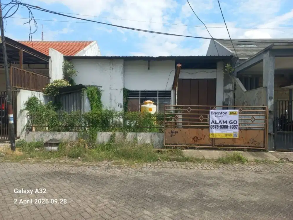 Rumah Darmo Baru Barat, Butuh renov, cocok dibangun ulang sesuai impian