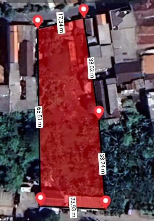 2.5JT/M2! DIJUAL TANAH SIWALANKERTO DEKAT UKP PETRA COCOK UTK KOST