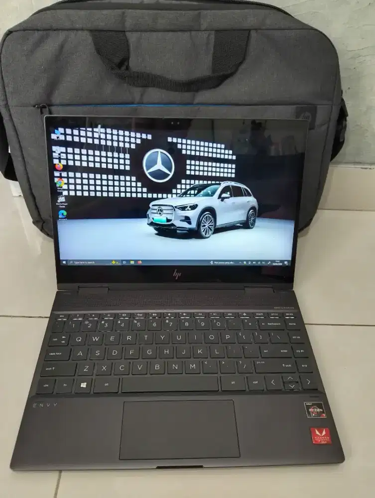 HP Envy X360 touchscreen Ryzen 7 siap pakai