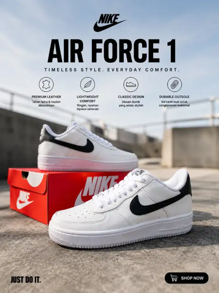 Jual Sepatu Nike Air Force One