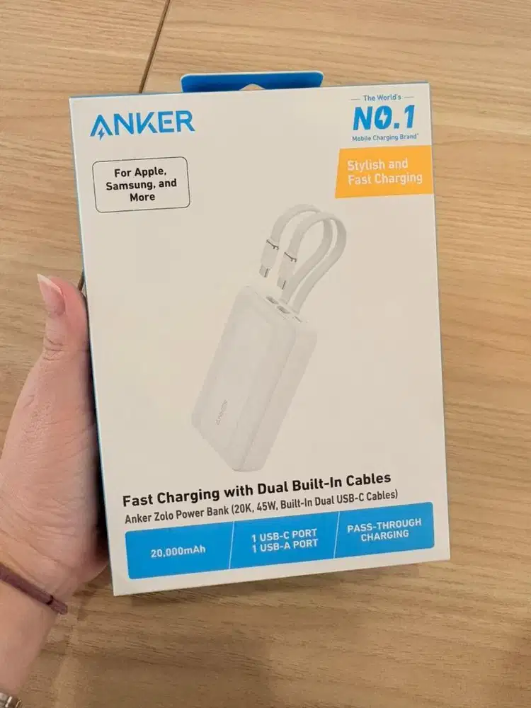 Anker Zolo Powerbank 20.000mAh 45W