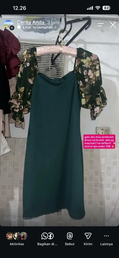 Dijual dress sabrina