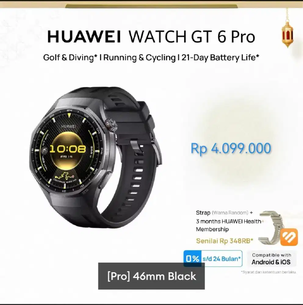 Huawei Watch Gt 6 Pro 46mm Black