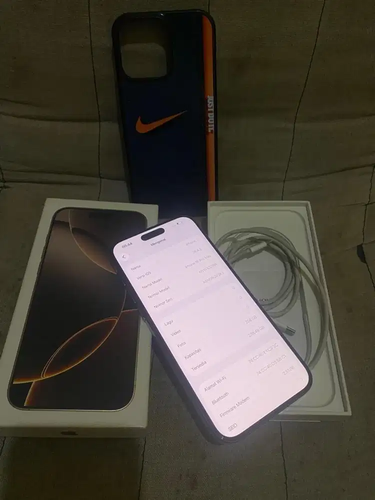 iphone 16 pm 256gb dessert inter original