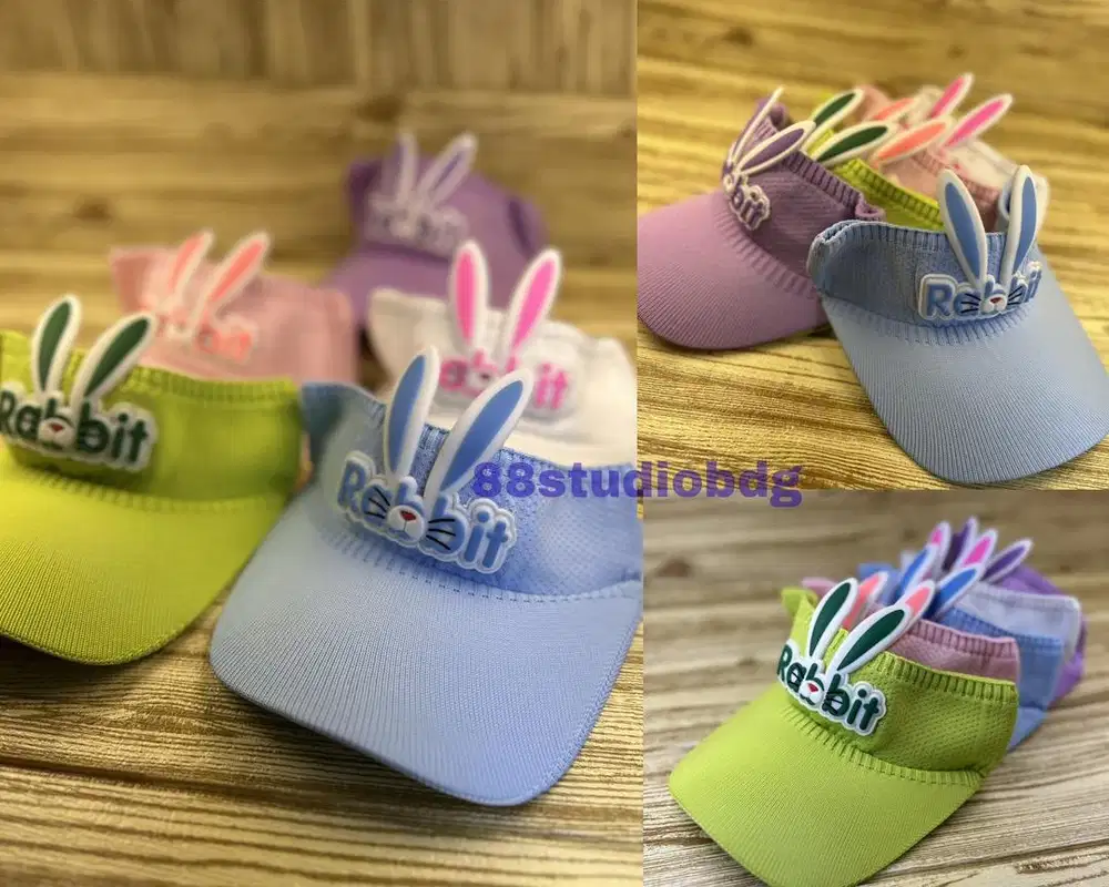 Topi Golf Rajut Anak lucu motif Rabbit Topi Fashion anak murah