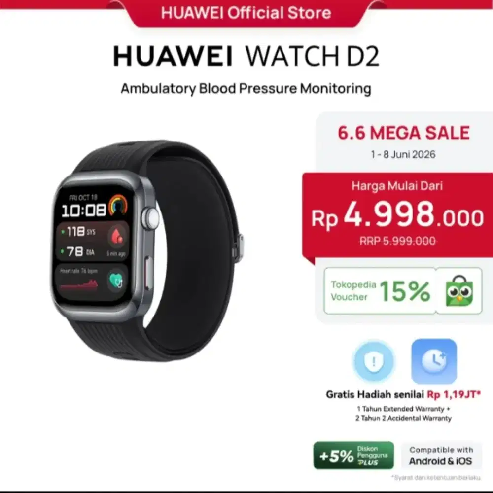 Smartwatch Huawei D2