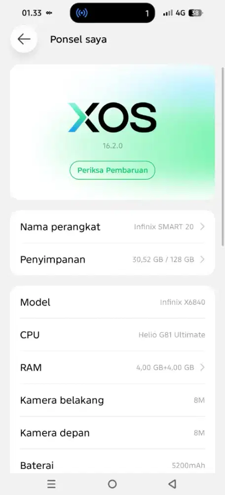 Infinix smart 20