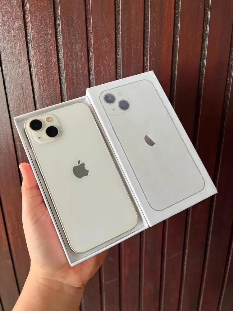 Iphone 13 128 gb warna starlight all operator