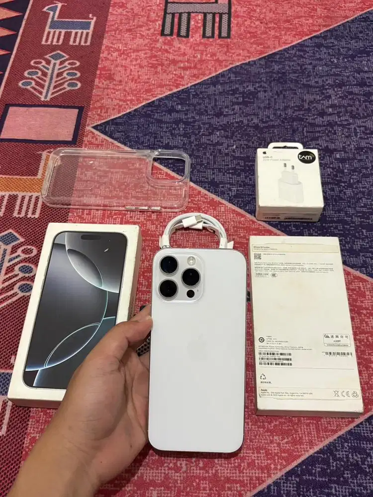 Iphone 16 promax 256gb beacukai resmi dual sim fisik