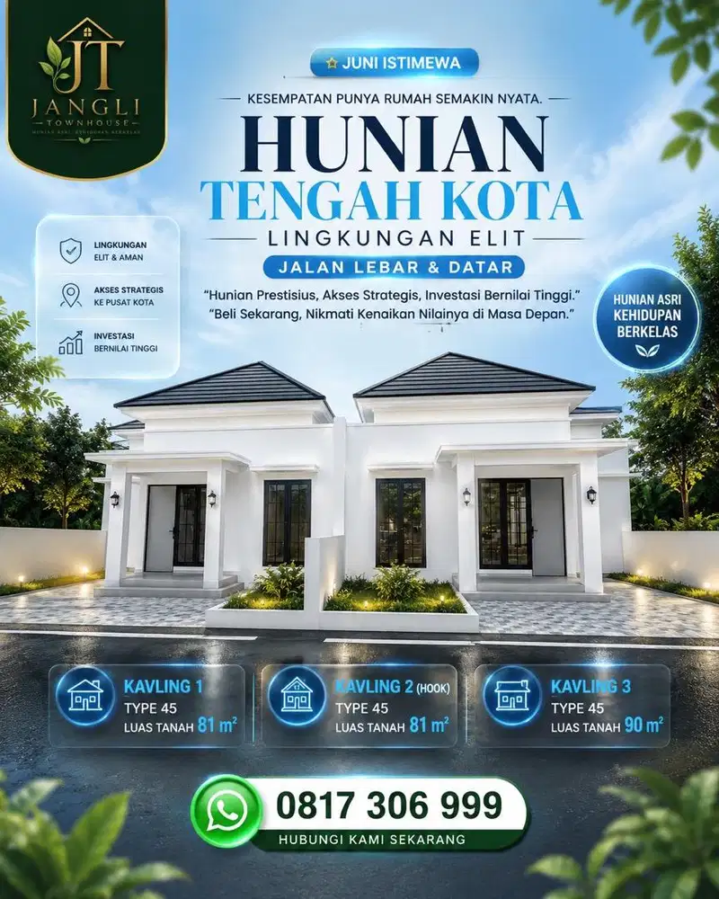 Rumah jangli jatingaleh dekat Candi Golf / Undip / Akpol