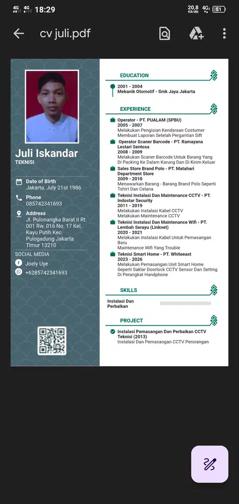 Mencari Pekerjaan Sebagai Teknisi CCTV