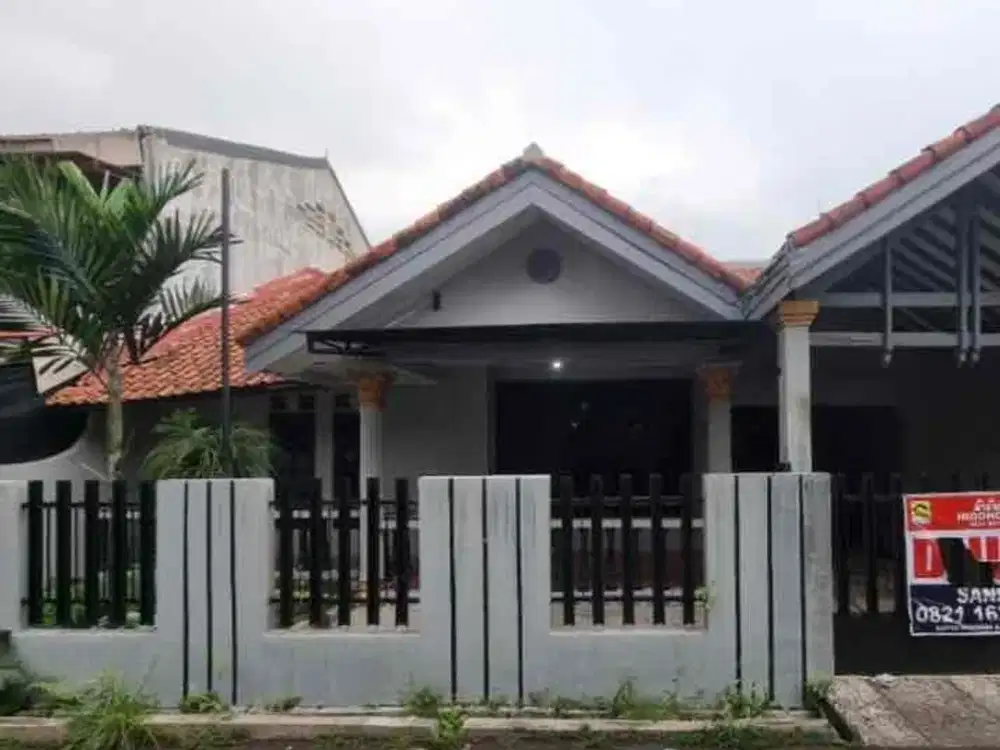 Dijual Rumah Satu Lantai Di Perumahan Graha Indah Kota Bogor, 185m Lokasi Strategis