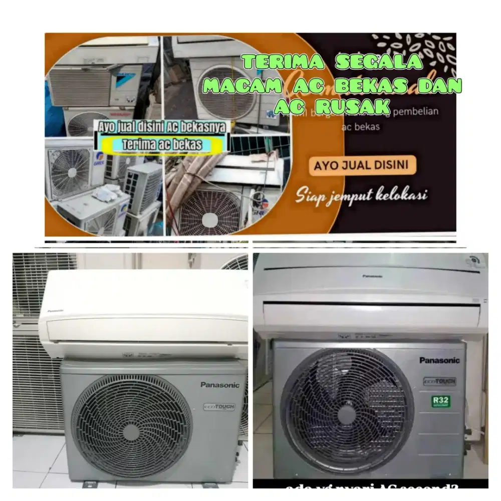 Terima ac bekas rusak