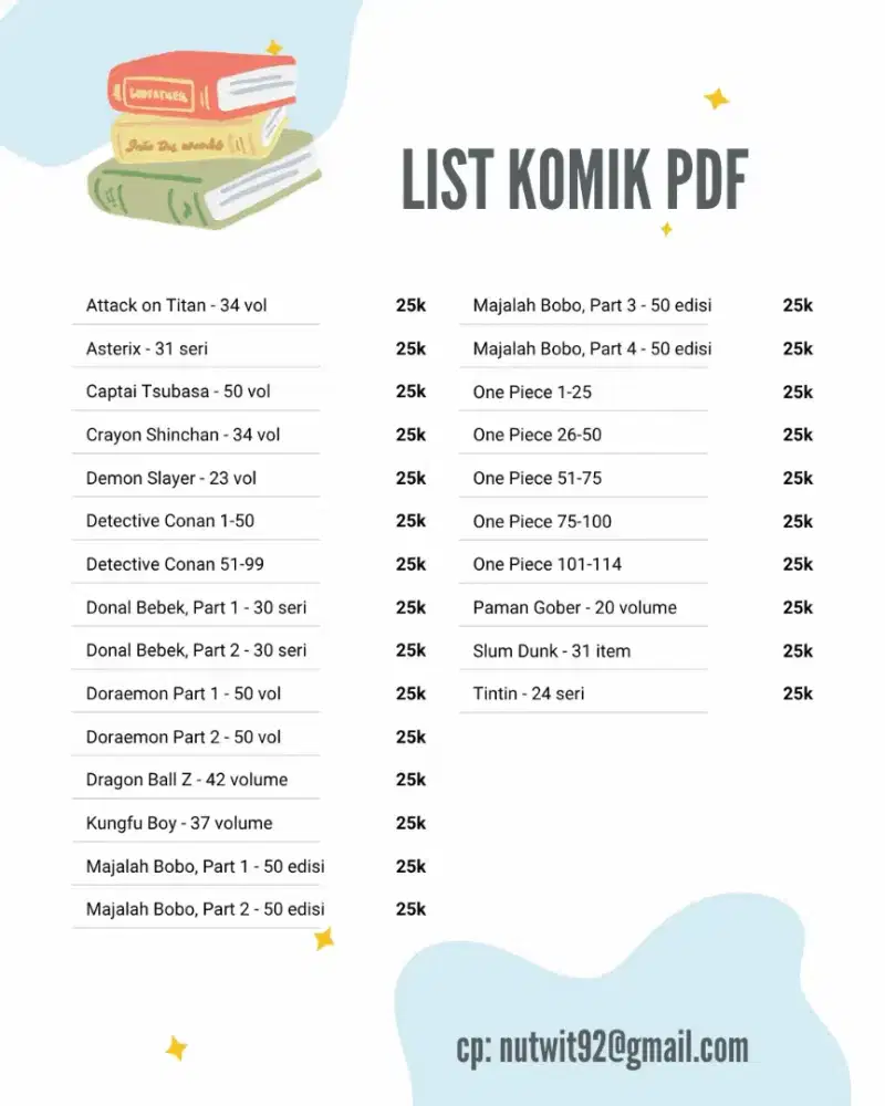 Novel dan Komik PDF
