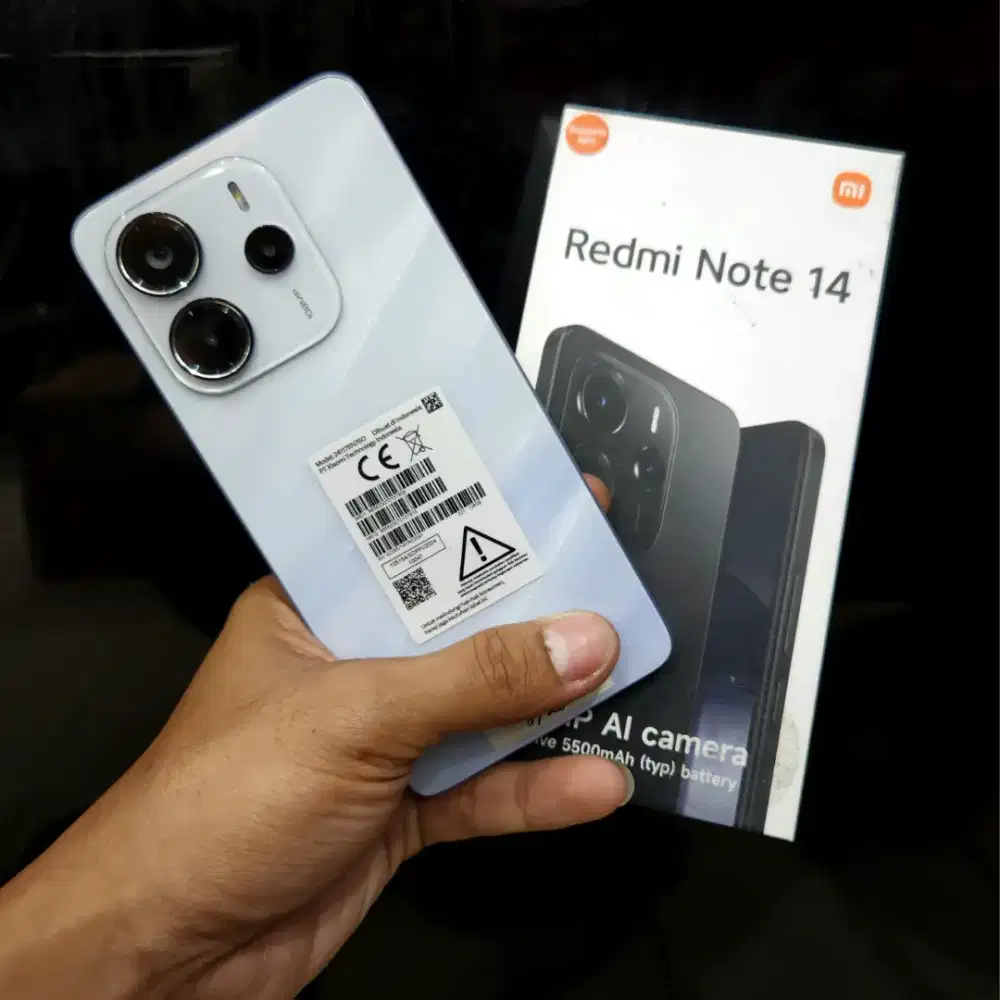 Redmi Note 14 4g 8/128gb, Fullset ori No minus