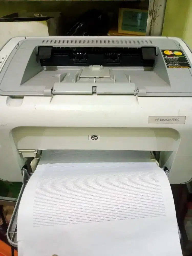 Printer HP Laserjet P1102, toner baru, normal siap pakai