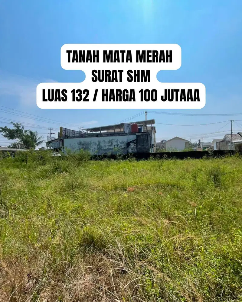 TANAH PROMO MATA MERAH DEKAT SEKOLAH