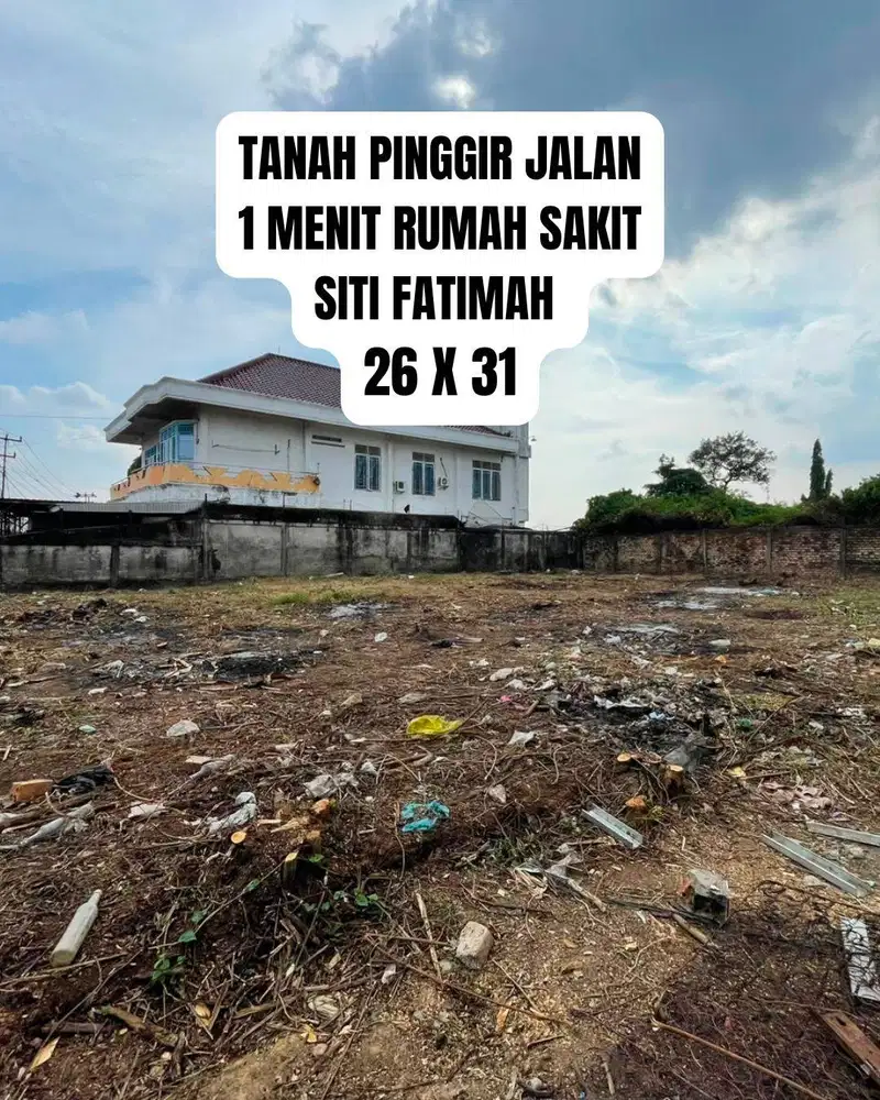 TANAH COCOK UNTUK BANGUN HOTEL PALEMBANG