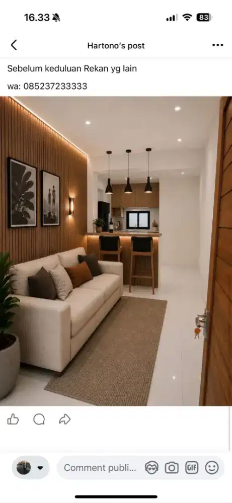 Di kontrakan rumah Banjar Semer, Krobokan , Bali