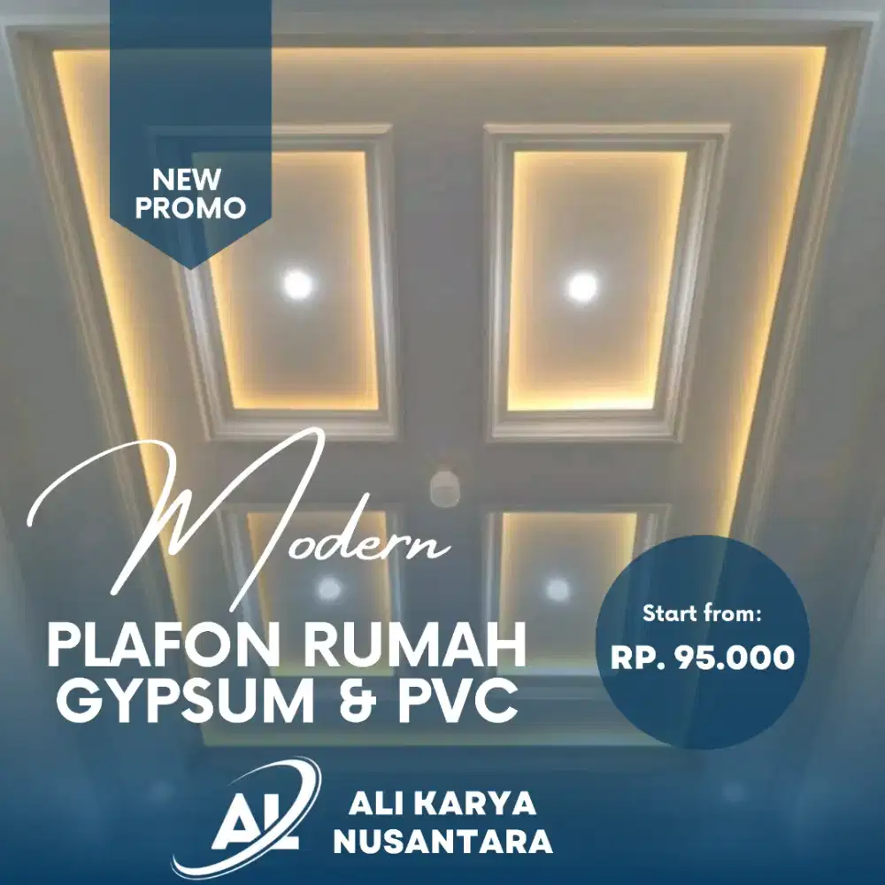 Bongkar Pasang Plafon Gypsum Plush Bahan